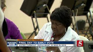 Midterm election Thursday is last day to early vote [upl. by Youlton]