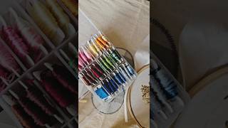 Embroidery thread 🧵 organizing embroidery floss [upl. by Anolahs]