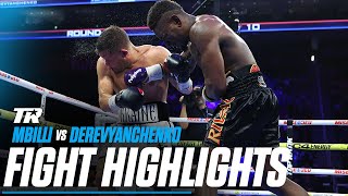 Christian Mbilli Shines Against Sergiy Derevyanchenko At Home  FIGHT HIGHLIGHTS [upl. by Etteiram]