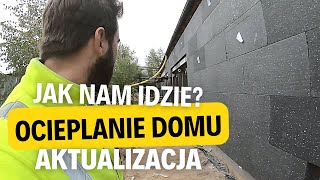 127 Ocieplanie domu styropianem grafitowym Swisspor Lambda Rozpoczęliśmy pracę nad elewacją [upl. by Nitsugua136]