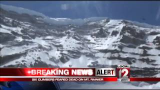 Six climbers likely dead after fall on Mount Rainier [upl. by Enaillil]