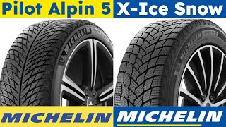 Winter vs Studless Michelin Pilot Alpin 5 vs Michelin XIce Snow [upl. by Nayve]