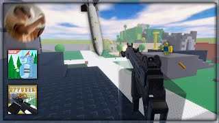 Playing Roblox VR Games OPPOSER amp Clashers VR [upl. by Balbur908]