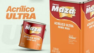 ACRÍLICO ULTRA STANDARD  Tintas Maza [upl. by Wyler559]