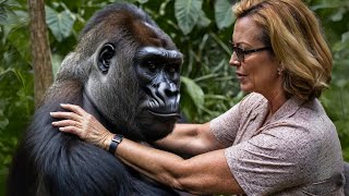 Sie wollte den Gorilla streicheln – Was dann geschah ist UNGLAUBLICH 😱 [upl. by Ilrac489]