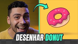 Como DESENHAR um DONUT no Illustrator [upl. by Rudy]