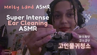 ASMR  Super Duper Intense Ear Cleaning 💥 자극적인 고인물 귀청소 カリカリ ゴリゴリ [upl. by Cahra]