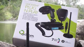 Oricom UHF390 5 Watt CB Radio unboxing install and review [upl. by Aicilef]