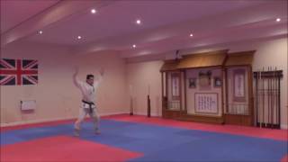 Kata Gankaku by SKIF Sensei Katsu TJShuhari Shotokan Karate Association [upl. by Htenaj647]