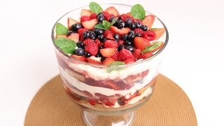 Berry Trifle Recipe  Laura Vitale  Laura in the Kitchen Episode 762 [upl. by Nylasej10]