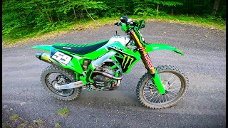 2023 KAWASAKI KX450SR FACTORY EDITION WITH VORTEX X10 ECU FIRST TEST OFFROADTRAIL RIP IT WORKS [upl. by Indihar]