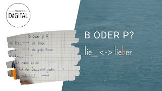 b oder p  in 3 Minuten erklärt [upl. by Elmaleh]