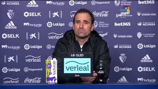 Rueda de prensa CA Osasuna vs Sevilla FC [upl. by Atinauj]