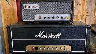 Marshall JMP vs Friedman Little Sister RiotHomeRecording [upl. by Nicolau775]