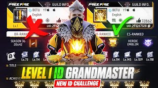 LEVEL 1 ID GRANDMASTER CHALLENGE 🥶  GRANDMASTER IN 1 LEVEL ID [upl. by Ennyl781]