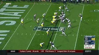 Trace McSorleys 9Yard Touchdown vs Michigan [upl. by Donahue]