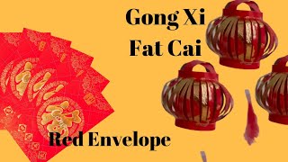 make it Easy Chinese lantern tutorial from red envelope [upl. by Maiocco]