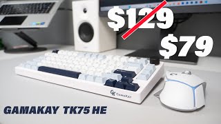 Gamakay TK75 HE Gaming Keyboard Review  Mechanical Keyboard Under 90 [upl. by Eeluj]