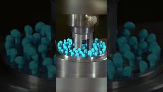 NonNewtonian Fluid vs Hydraulic Press Incredible Physics 😱💥🔥satisfying hydraulicpress viral [upl. by Murial]