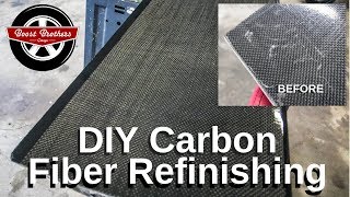 DIY Carbon Fiber Wing Refinishing  Possible At Home [upl. by Elleron]