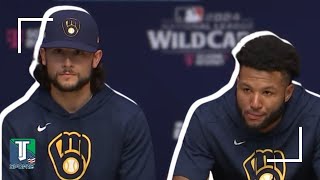 Pat Murphy Jackson Chourio amp Garrett Mitchell REACT to the Brewers Game 2 WIN vs Mets [upl. by Harneen]