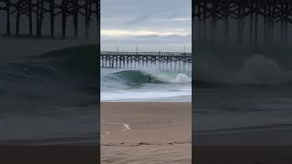 Skimboarding Seal Beach Pier waves skimboarding surfing [upl. by Eiclek354]