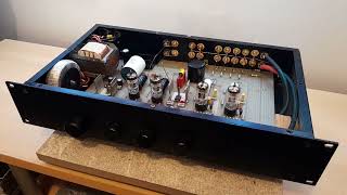 Allen Wright FVP Four Valve PreampPhono Stage 12AX7 12AT7 [upl. by Anidan24]