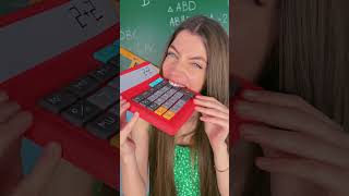 Edible Calculator 🎂 Sneak Food Into Class shorts [upl. by Ahsaela]