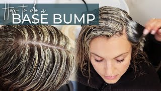 Base Bump Technique with no warmth including my Secret Formula perfect for Blonde Highlights [upl. by Khalin]