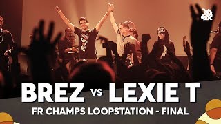 BREZ vs LEXIE T  French Loopstation Beatbox Championship 2018  Final [upl. by Aetnuahs]