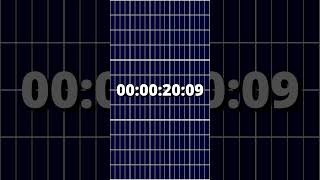 45 second grid Countdown Timer white on dark blue animation digitalcontentmaker games [upl. by Uile]