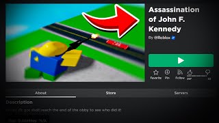 Roblox made a game on a REAL LIFE tragedy [upl. by Llesirg264]