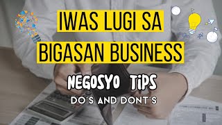 Paraan para maiwasan ang pagkalugi sa bigasan business  Negosyo Tips [upl. by Asilegna]