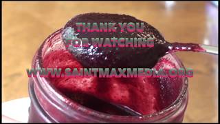 DIY Aronia Jam Recipe  Super Good And Super Easy [upl. by Adaminah]