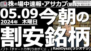 【投資情報朝株！】今日の割安銘柄はこれだ！決算発表で動いた株の売買チャンスを探る！●急落銘柄：7011三菱重工業、9064ヤマトHD、7211三菱自動車、他●急騰銘柄：8012長瀬産業●歌：お休み [upl. by Narayan718]