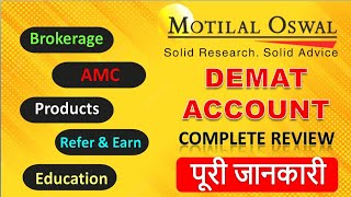 Motilal Oswal Review Brokerage Charges Demat AC Platforms amp more [upl. by Avalsorim53]