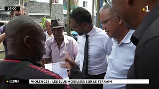 Cyrille Melchior et JeanHugues Ratenon étaient à SaintBenoît ce lundi [upl. by Tennes152]