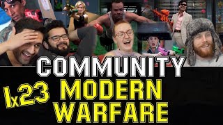 Community  1x23 Modern Warfare  Group Reaction [upl. by Buonomo]