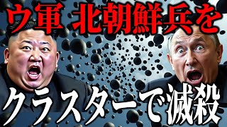 ウクライナ軍のクラスター爆弾が北朝鮮兵400人に炸裂する…世界メディア報道 [upl. by Marylou]