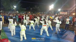 Players showcasing their skills at Dussehra ground show motivation genderequality [upl. by Elberfeld]