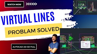 Solve the problem of virtual lines that appears amp disappears during zoom in and out in AutoCAD [upl. by Lennaj]