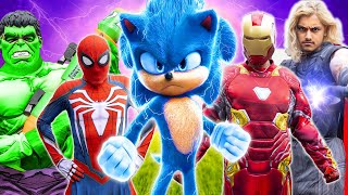 Sonic VS The Avengers [upl. by Aniala]