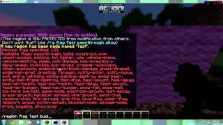 WorldGuard Regions Tutorial 119  Minecraft [upl. by Atsylac682]