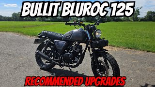 Bullit Bluroc 125 Bluroc Legend  Keeway SR 125  recommended upgrades [upl. by Sirraf]