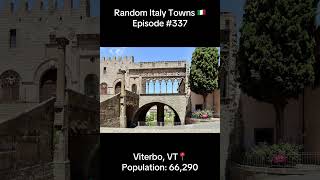 Viterbo 📍 Random Italy Towns 🇮🇹  Episode 337  italy italia viterbo tuscia lazio shorts [upl. by Noonan]