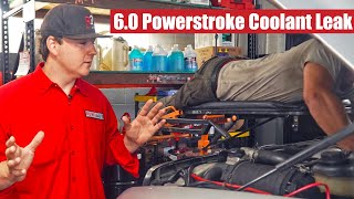 How We Fixed a Major Coolant Leak  F350 60L Powerstroke [upl. by Arlena]