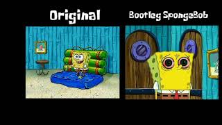 SpongeBob SquarePants Dumped vs Bootleg Comparison [upl. by Selhorst]