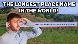 THE LONGEST PLACE NAME IN THE WORLD 🔠 New Zealand [upl. by Nelan]