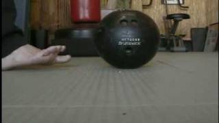 Man kicks bowling ball with toe [upl. by Shena]