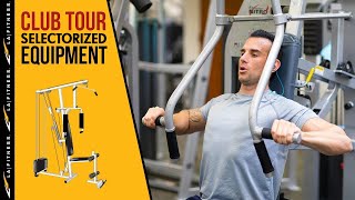 Selectorized Equipment  LA Fitness Club Tour [upl. by Klotz]